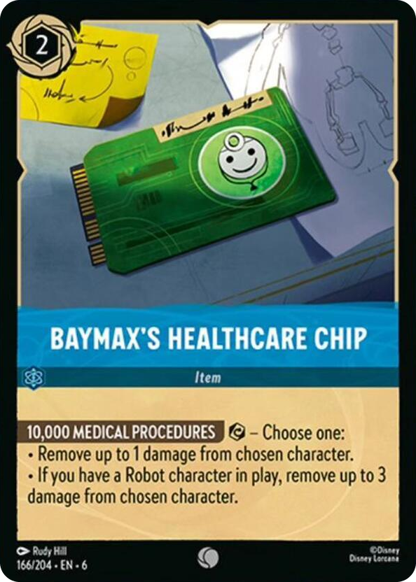 0166 Baymax's Healthcare Chip Common Azurite Sea