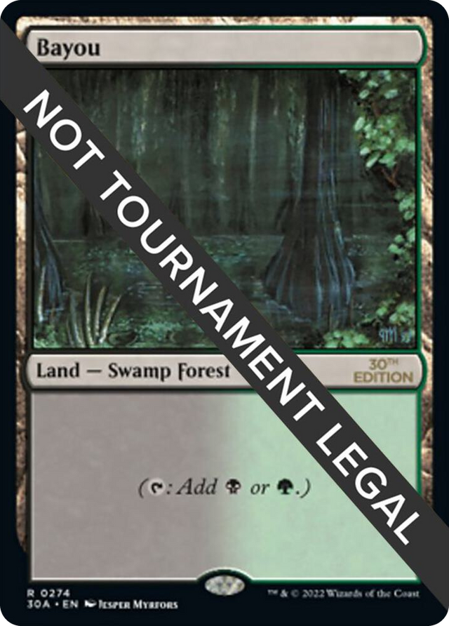 0274 Bayou R 30th Anniversary Edition