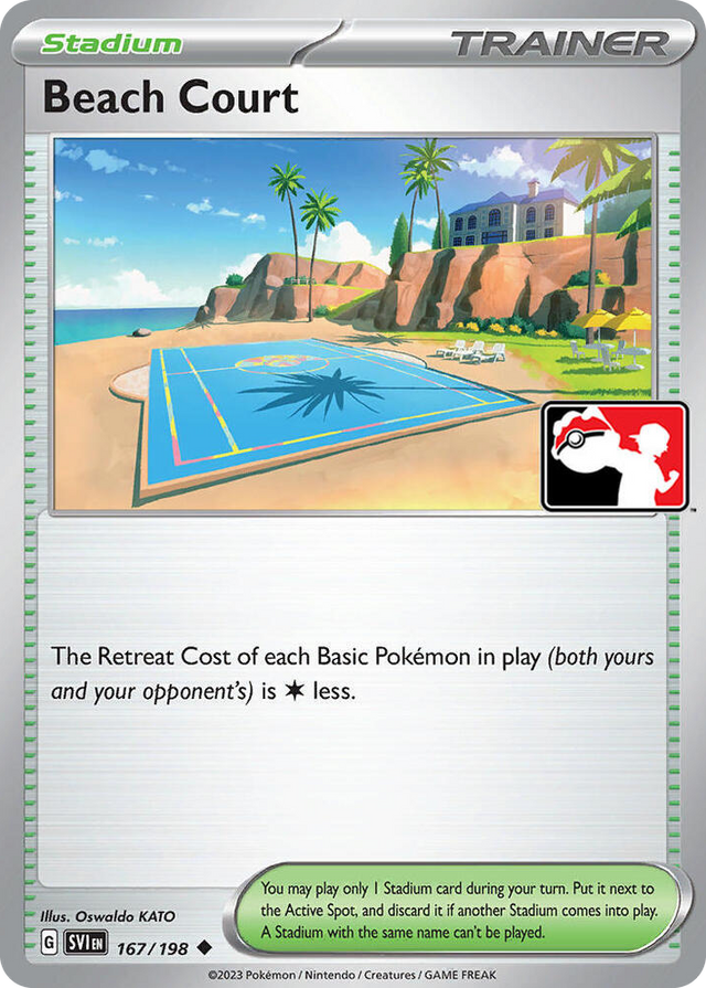 0167 Beach Court Uncommon Prize Pack Series Cards