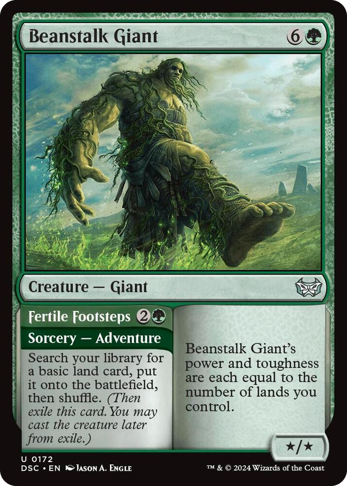 0172 Beanstalk Giant U Commander: Duskmourn: House of Horror