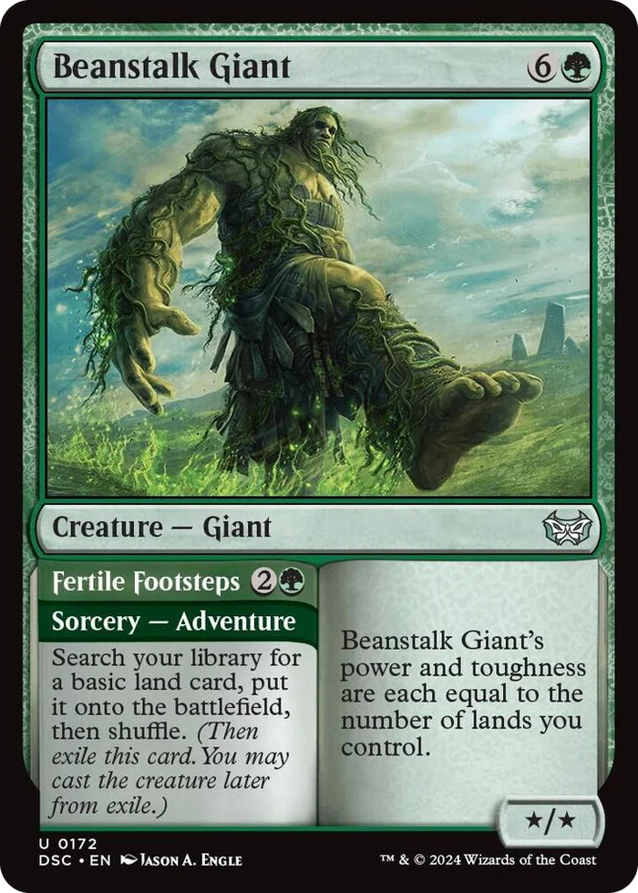 0172 Beanstalk Giant U Commander: Duskmourn: House of Horror