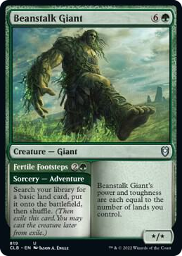 0819 Beanstalk Giant U Commander Legends: Battle for Baldur's Gate