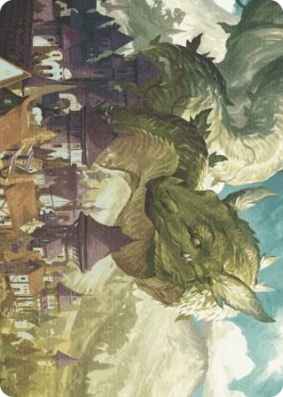 Beanstalk Wurm Art Card #23 S - Art Series: Wilds of Eldraine Pokemon card