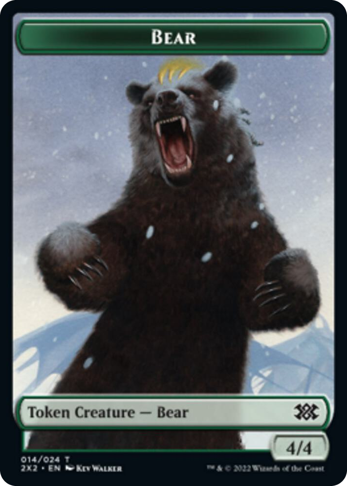 0014 Bear // Eldrazi Scion Double-Sided Token T Double Masters 2022