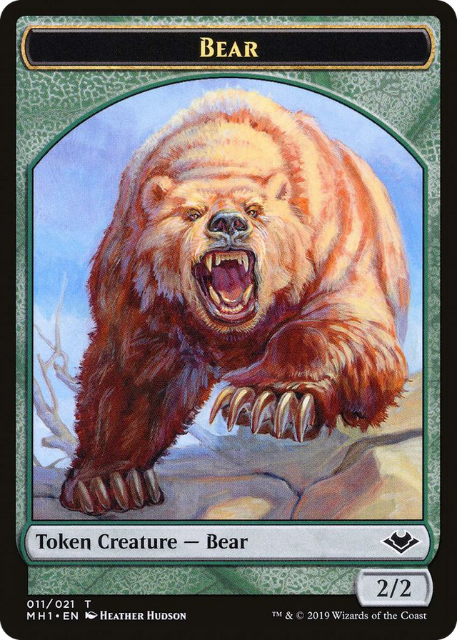 0011 Bear // Spirit Double-Sided Token T Modern Horizons