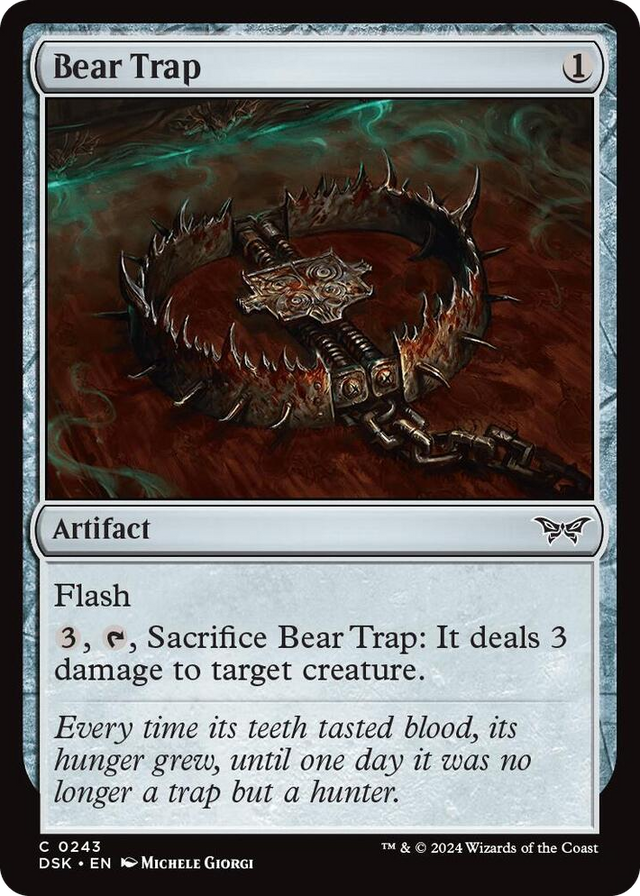 0243 Bear Trap C Duskmourn: House of Horror