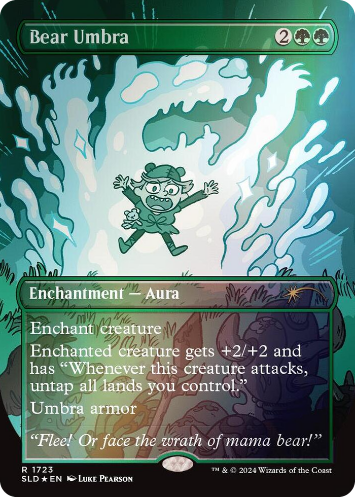 Bear Umbra (Rainbow Foil) #1723 R - Secret Lair Drop Series Pokemon card