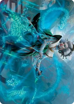 0001 Bearer of Memory Art Card S Art Series: Kamigawa: Neon Dynasty