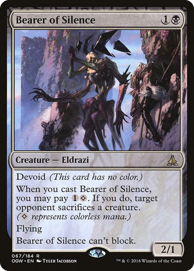 Bearer of Silence #67 R - Oath of the Gatewatch Pokemon card