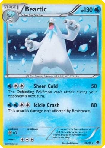 0030 Beartic - 30/98 (Cosmos Holo) Promo Blister Exclusives