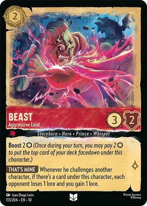 0113 Beast - Aggressive Lord Uncommon Whispers in the Well