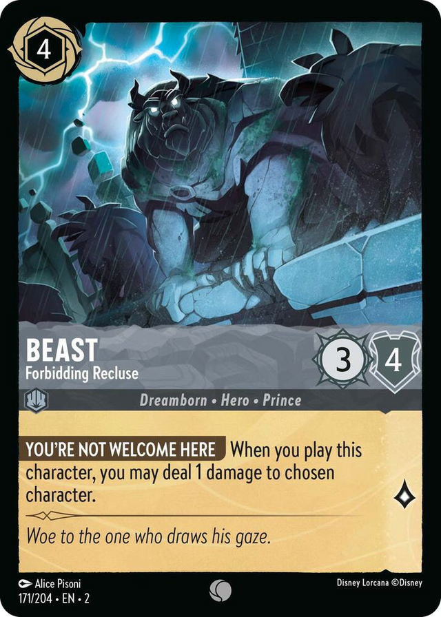 0171 Beast - Forbidding Recluse Common Rise of the Floodborn