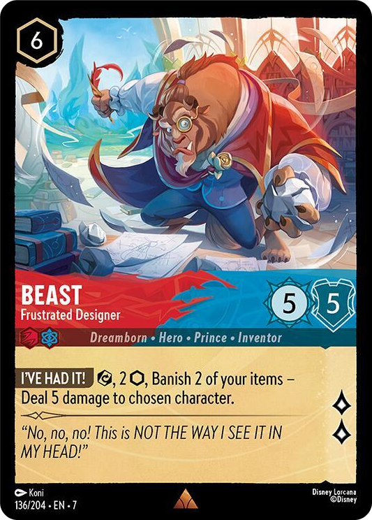0136 Beast - Frustrated Designer Rare Archazia's Island