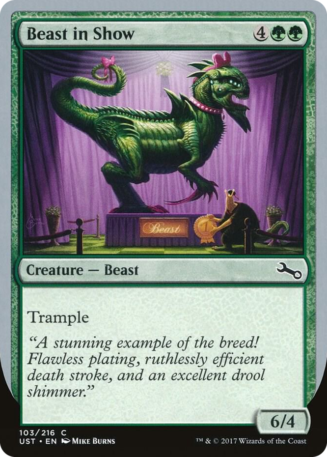 0103 Beast in Show (A) C Unstable