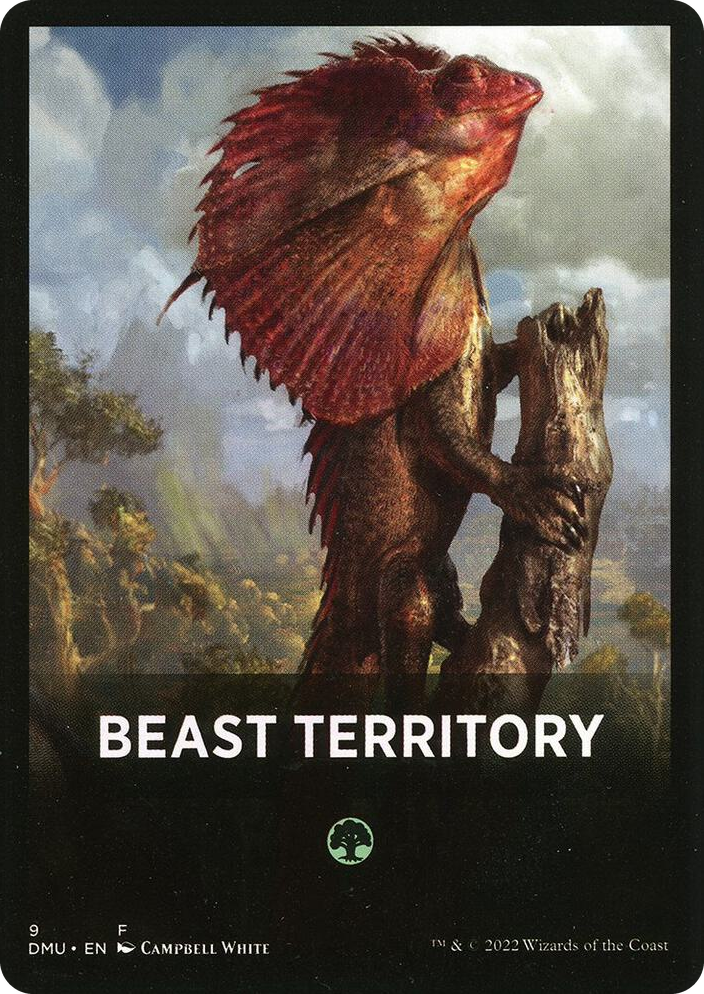 0009 Beast Territory Theme Card T Dominaria United