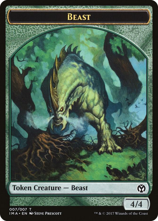 0007 Beast Token (007) T Iconic Masters