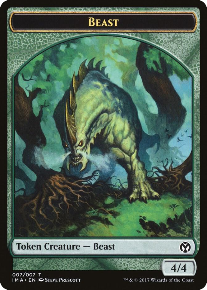 0007 Beast Token (007) T Iconic Masters