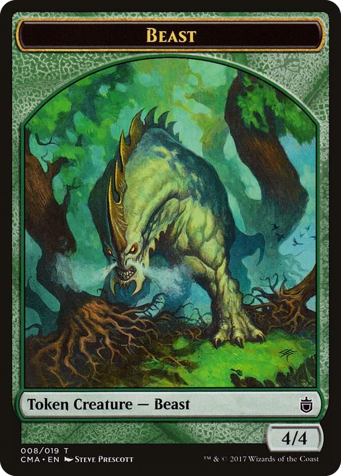 Beast Token (008) #8 T - Commander Anthology Pokemon card