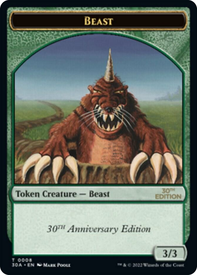 0008 Beast Token T 30th Anniversary Edition
