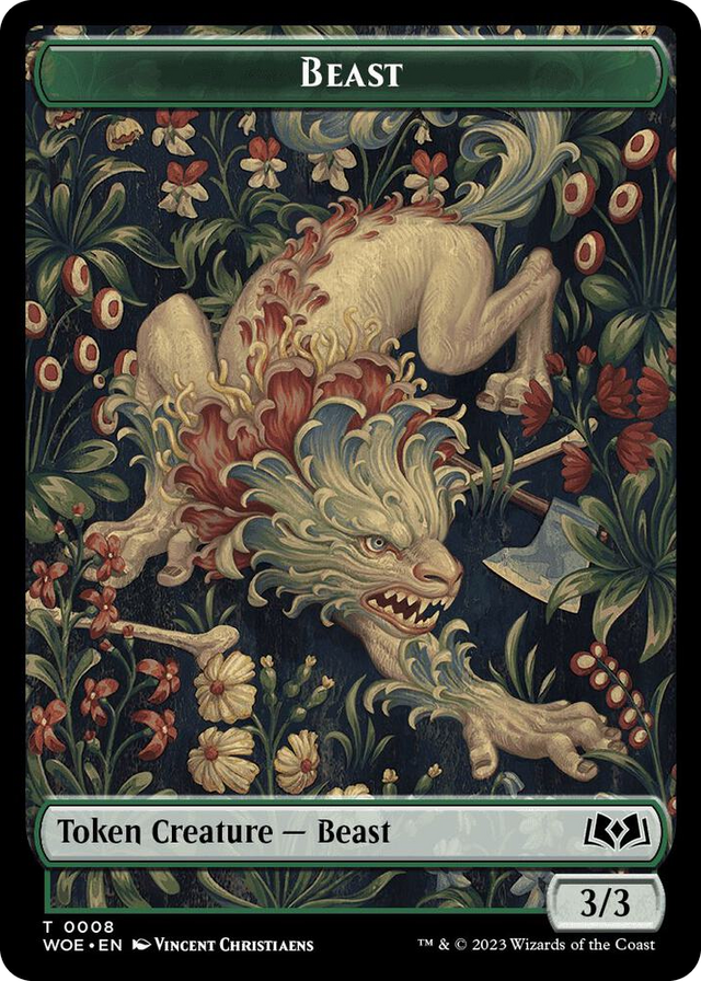 0008 Beast Token T Wilds of Eldraine