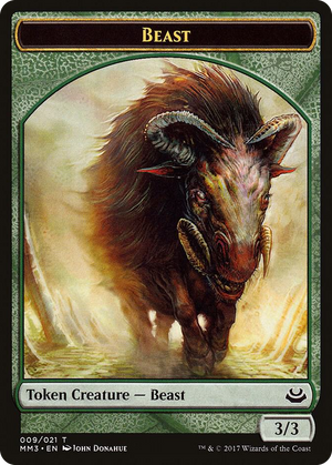 0009 Beast Token (009) T Modern Masters 2017
