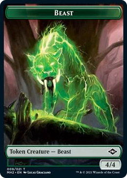 0009 Beast Token T Modern Horizons 2