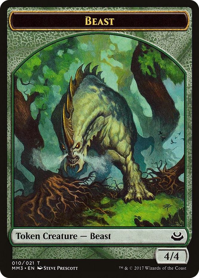 Beast Token (010) #10 T - Modern Masters 2017 Pokemon card