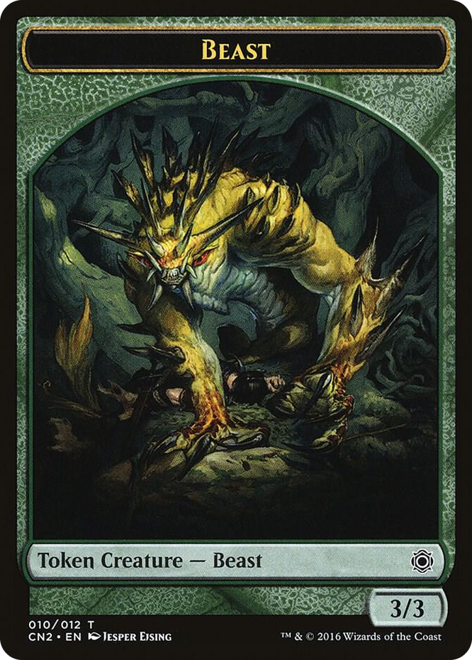 Beast Token #10 T - Conspiracy: Take the Crown Pokemon card