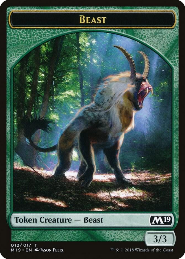 0012 Beast Token T Core Set 2019