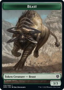 0016 Beast Token T Dominaria United