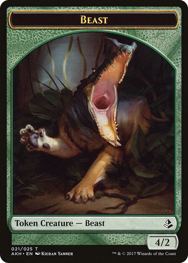 0021 Beast Token T Amonkhet