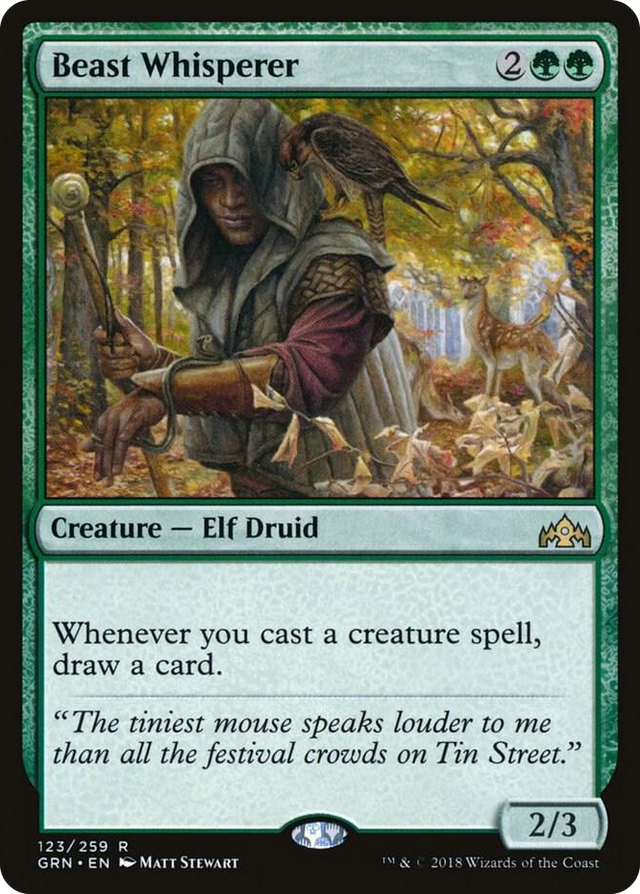 0123 Beast Whisperer R Guilds of Ravnica