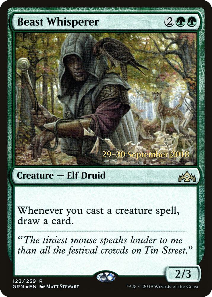 0123 Beast Whisperer R Prerelease Cards
