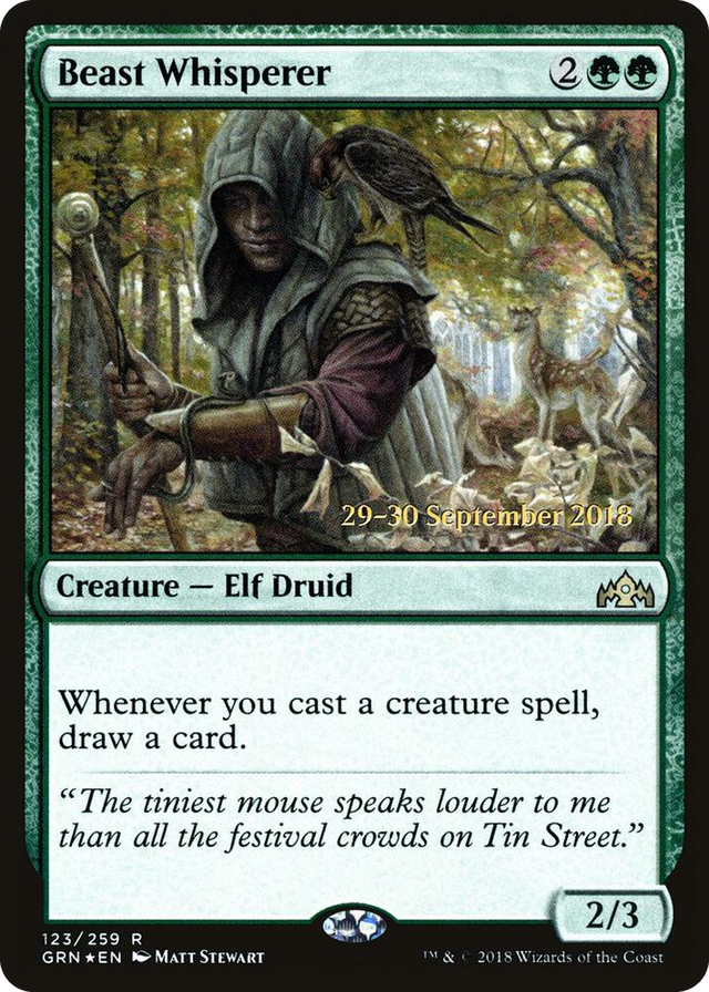 0123 Beast Whisperer R Prerelease Cards