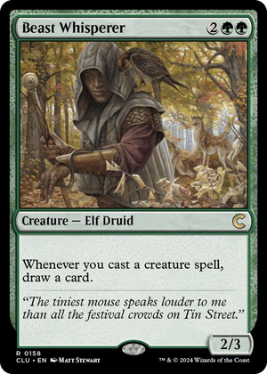 0158 Beast Whisperer R Ravnica: Clue Edition