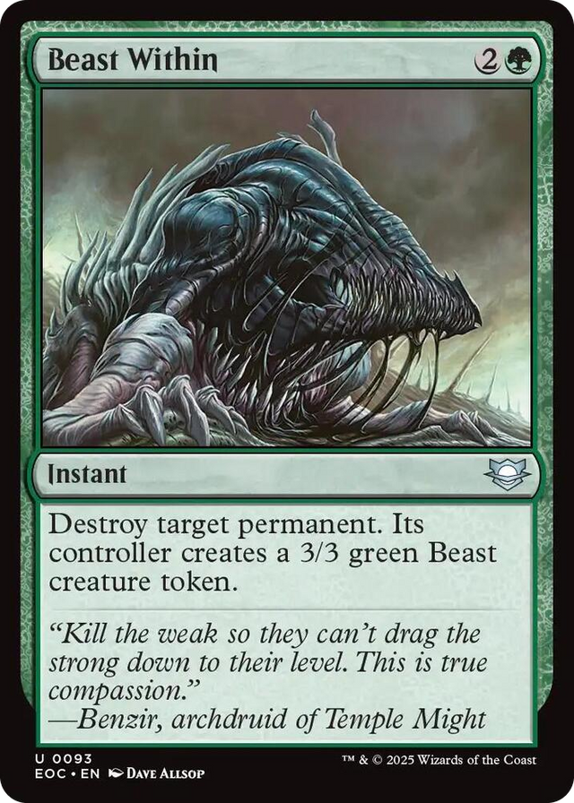 0093 Beast Within U Commander: Edge of Eternities