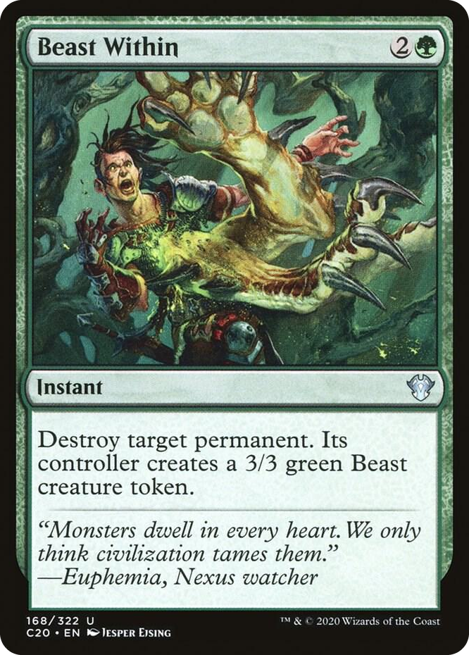 0168 Beast Within U Commander 2020