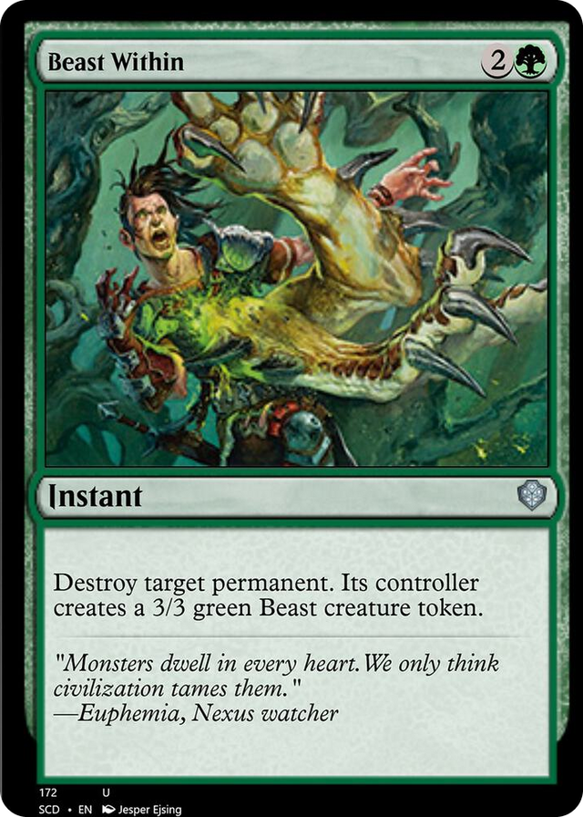 0172 Beast Within U Starter Commander Decks