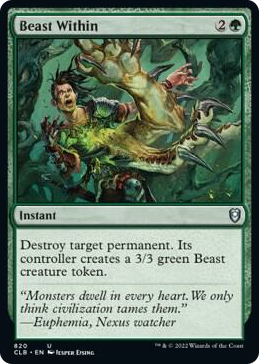 0820 Beast Within U Commander Legends: Battle for Baldur's Gate