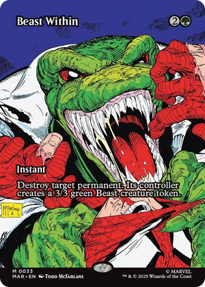 0033 Beast Within (Borderless) M Marvel Universe Eternal-Legal
