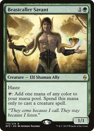 0170 Beastcaller Savant R Battle for Zendikar