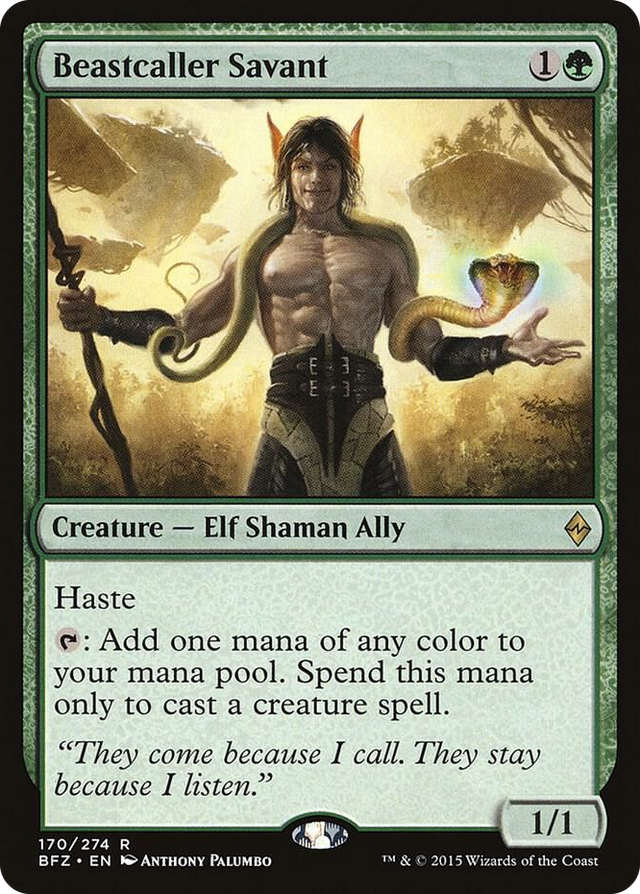0170 Beastcaller Savant R Battle for Zendikar