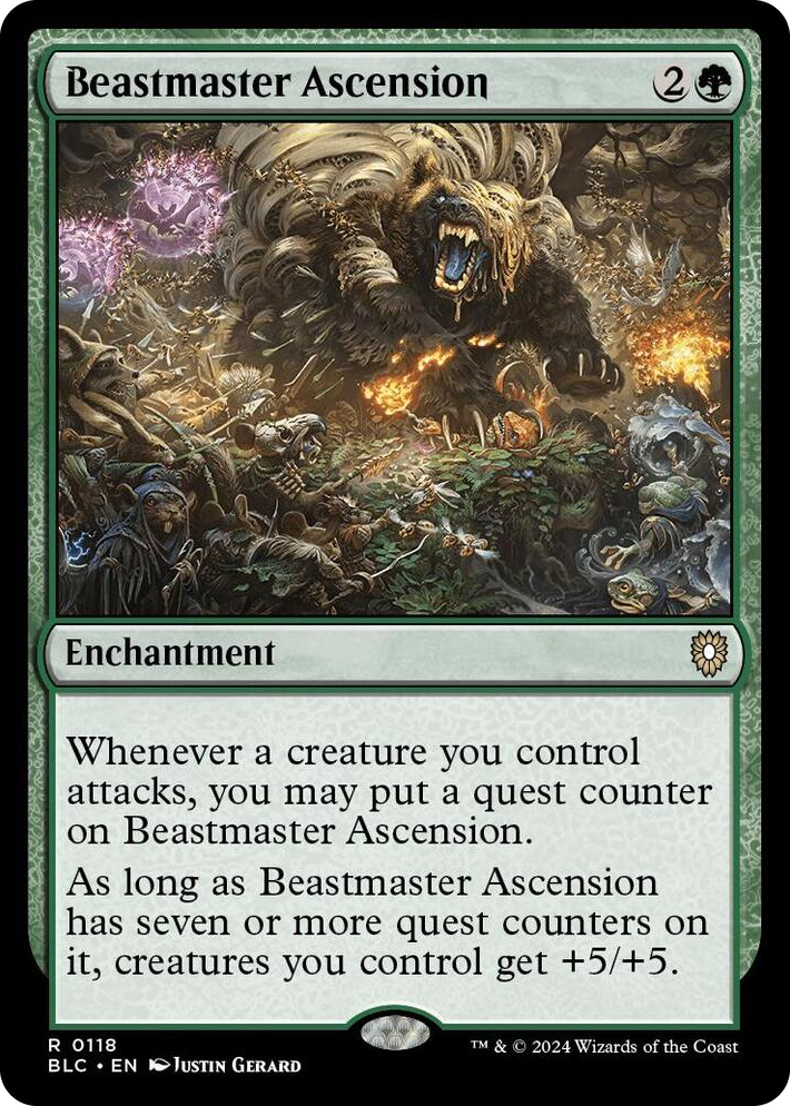 0118 Beastmaster Ascension R Commander: Bloomburrow