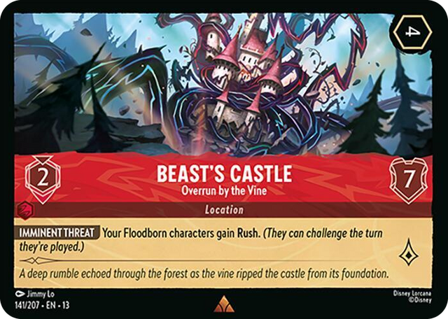 0141 Beast's Castle - Overrun by the Vine Rare Attack of the Vine!