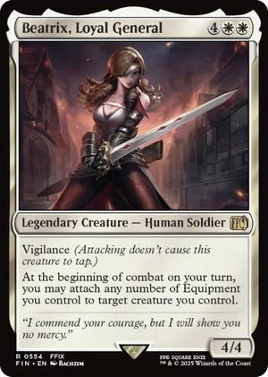 0554 Beatrix, Loyal General R FINAL FANTASY