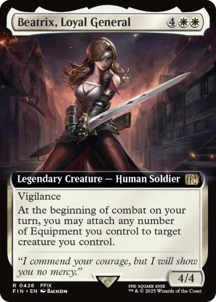 0426 Beatrix, Loyal General (Extended Art) R FINAL FANTASY