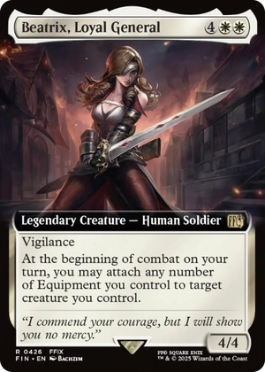 0426 Beatrix, Loyal General (Extended Art) R FINAL FANTASY