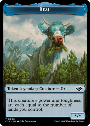 0006 Beau // Plot Double-Sided Token T Outlaws of Thunder Junction