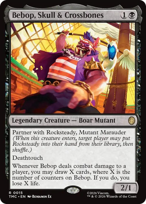 0015 Bebop, Skull & Crossbones R Commander: Teenage Mutant Ninja Turtles
