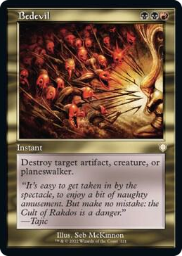 0121 Bedevil (Retro Frame) R Commander: The Brothers' War
